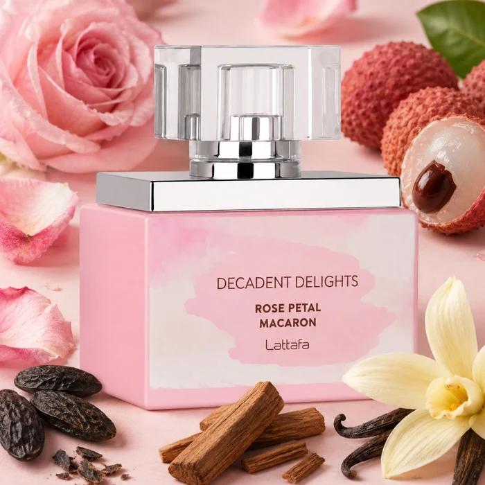 Decant Lattafa Decadent Delights Rose Petal Macaron